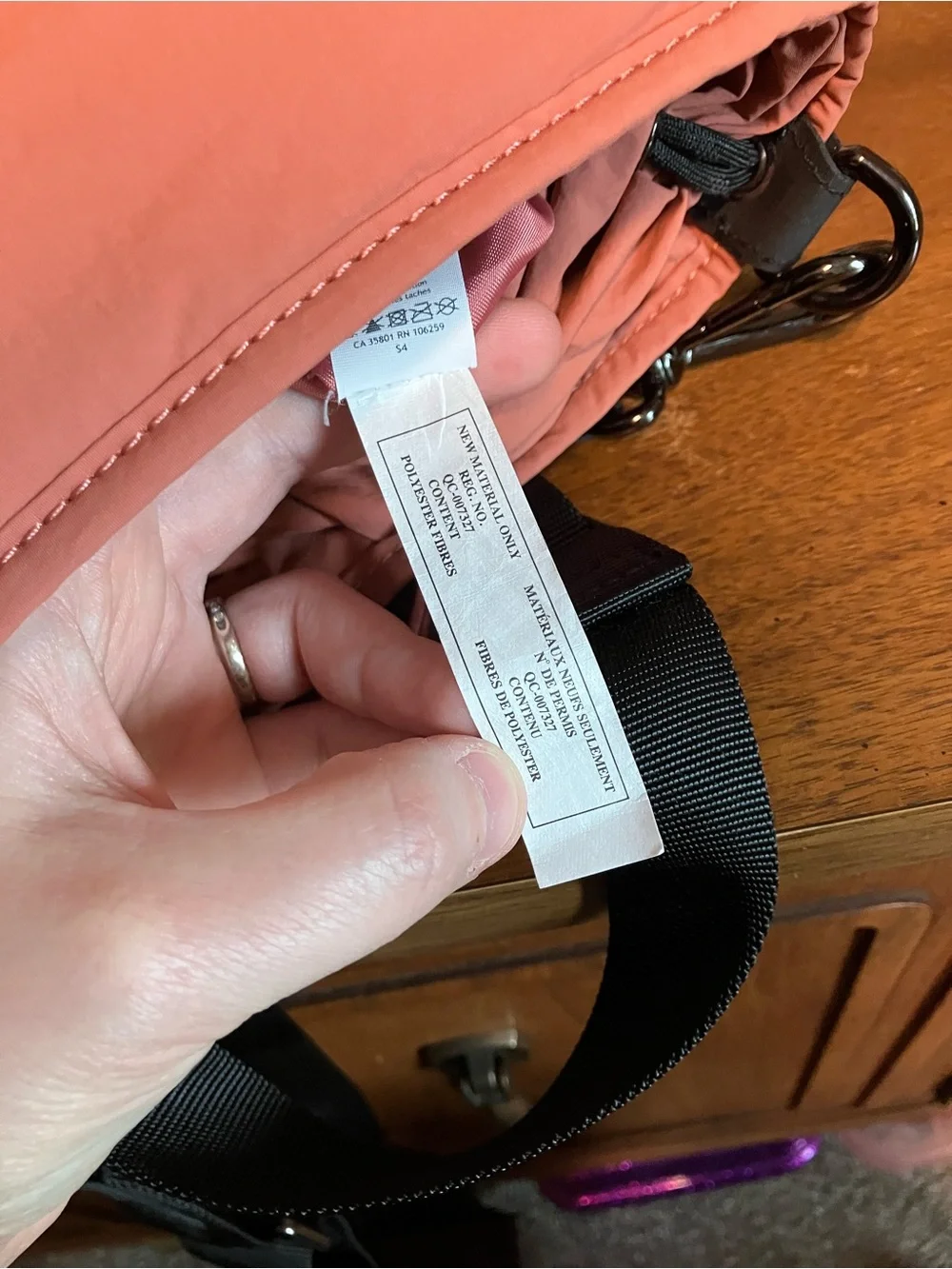 Lululemon Dash All Day Bucket Bag in Copper Clay